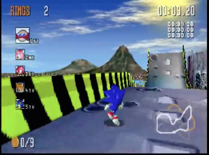 Sonic R gameplay (PC Game, 1997) 