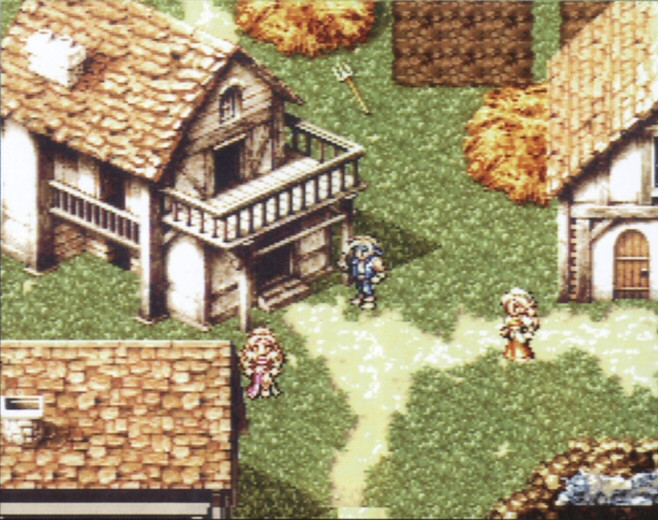 FFVII early concept with characters from FFVI