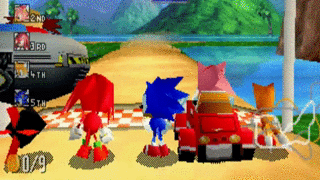 Sonic's disapproving head shake. 