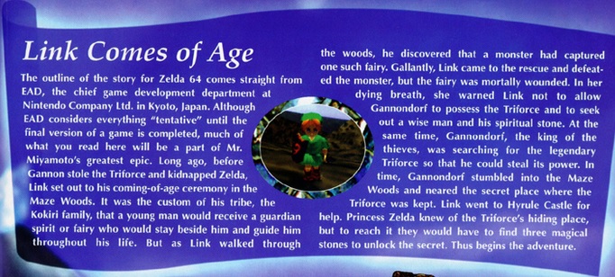 Zelda Wind Waker beta plot coming of age