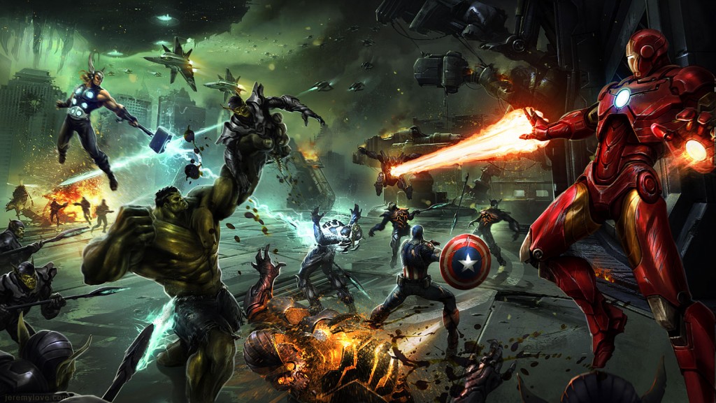 The Avengers - Cancelled Game Concept Art