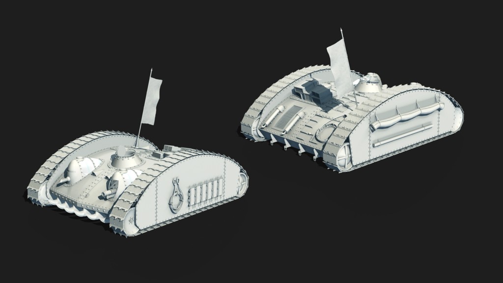 Cat Tank Pre-visualisation model - Animal Wars Playstation 3 cancelled game