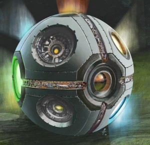 The first version of the metal ball.