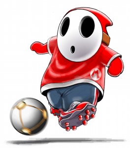 Shy Guy's early uniform design.