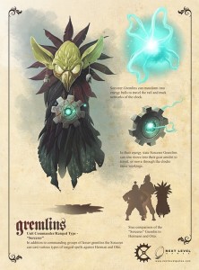 Sorcerer Gremlin Enemy Art