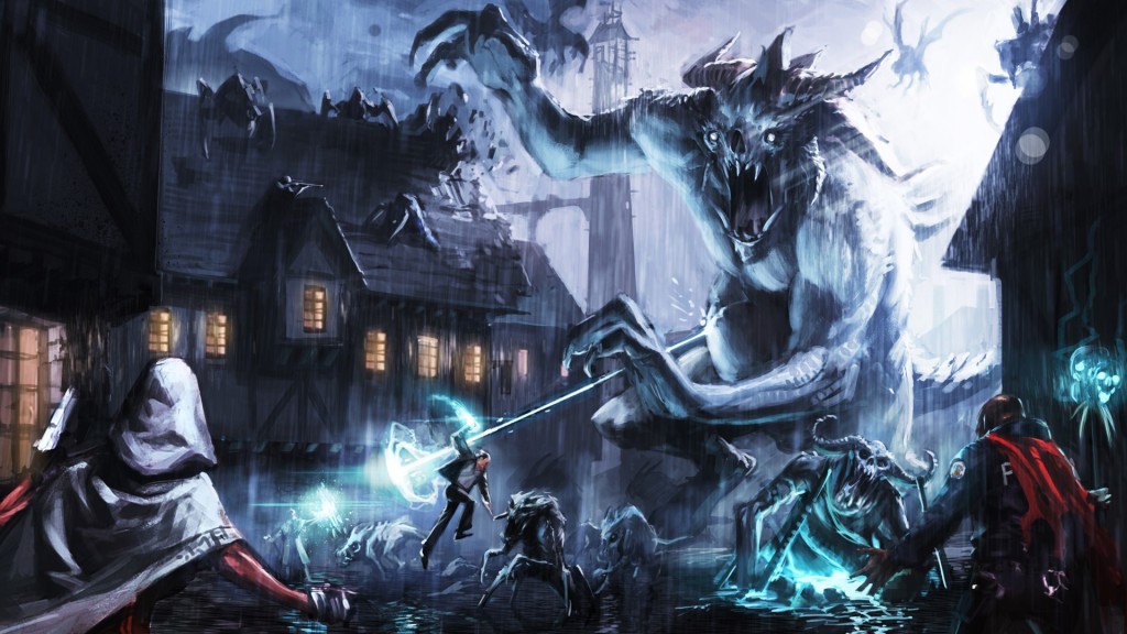 Shadow Realms - Battle Concept Art - Canceled BioWare Game