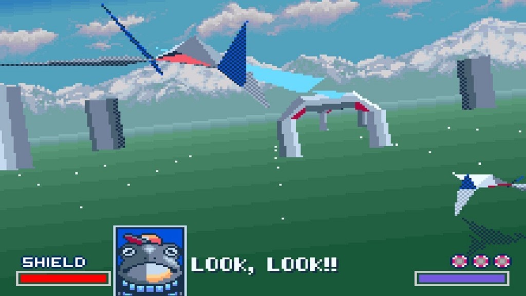 starfox nesglider