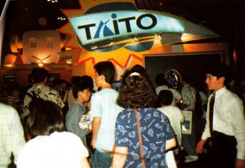 Taito's booth at the Tokyo Toy Show 1992