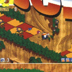 prompthunt: magazine scan of leaked beta footage of the 1998 nintendo 64  game super sonic 64, 3d game, sonic the hedgehog