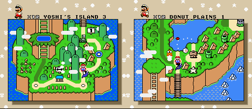 super mario world map