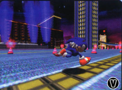 prompthunt: magazine scan of leaked beta footage of the 1998 nintendo 64  game super sonic 64, 3d game, sonic the hedgehog