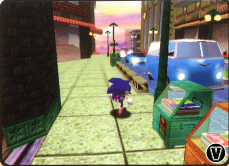 prompthunt: magazine scan of leaked beta footage of the 1998 nintendo 64  game super sonic 64, 3d game, sonic the hedgehog