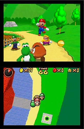 super mario 64 ds mini games