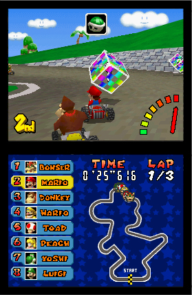 Mario Kart [DS - Beta Kiosk Version Comparison] - Unseen64