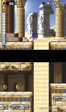 Sonic Advance sprite found in-game Sonic Rush e3 Beta 