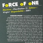 Force of One [Prototype - PS2 / PC]