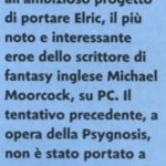 Elric of Melnibone on the italian magazine Giochi per il mio Computer (January 2000 issue)