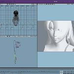 The Model of Margarete viewed in Softimage|3D